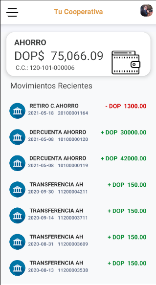 CoopNet, Netbanking, Internet Banking, Transaccion